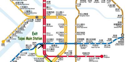Тајпеј главна станица метроа тржни центар карта