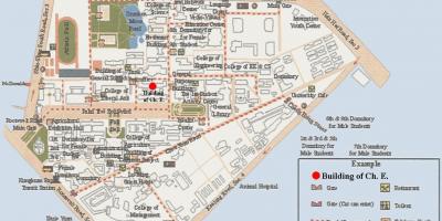 Тајвански мапу кампуса универзитета 