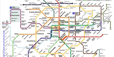 Метро Таипеи мапи